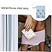 BCOATH Waterproof Multipurpose Storage Bag Dual Pockets for Sanitary Napkins and Diapers Travel-Friendly Baby Supply Organizer