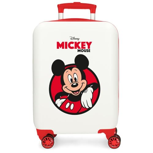 Disney Joumma Mickey & Minnie Cabin Suitcase, Multicoloured, 33 x 50 x 20 cm, Rigid, 2 kg, 2 kg, 33 L, Hand Luggage, Talla única Cabin Suitcase, Colourful, Einheitsgröße, cabin case
