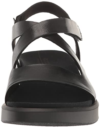 Ecco Women's Flowt Cross Strap Sandal, Black, 9-9.5 #TOP1