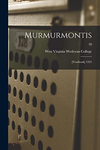 Murmurmontis: [Yearbook] 1925; 20
