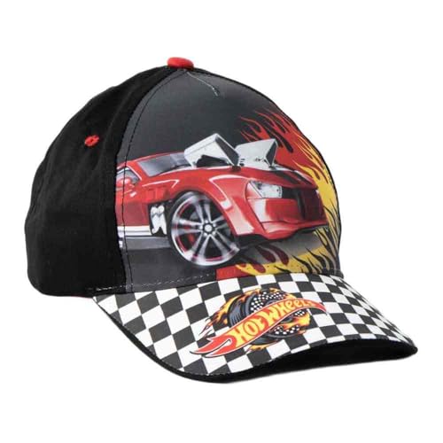 Hot Wheels Casquette réglable pour garçons et filles - Casquette Hot Wheels avec visière incurvée pour l'été, le parc et la plage