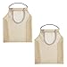 CLISPEED Sacs D' épicerie Mesh Filet Pouch: 2Pcs Légumes Shopping à Main Cuisine Suspending Pliant Sundries Recyclable Organisateur