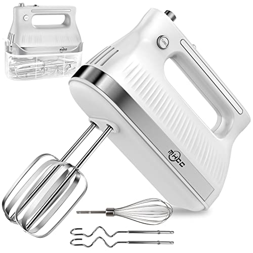 MHCC Electric Hand Mixer, 5-Speed Kitchen Handheld Mixers,Electric Beaters,Black (White) MHCC Electric Hand Mixer, 5-Speed Kitchen Handheld Mixers,Electric Beaters,Black (White)