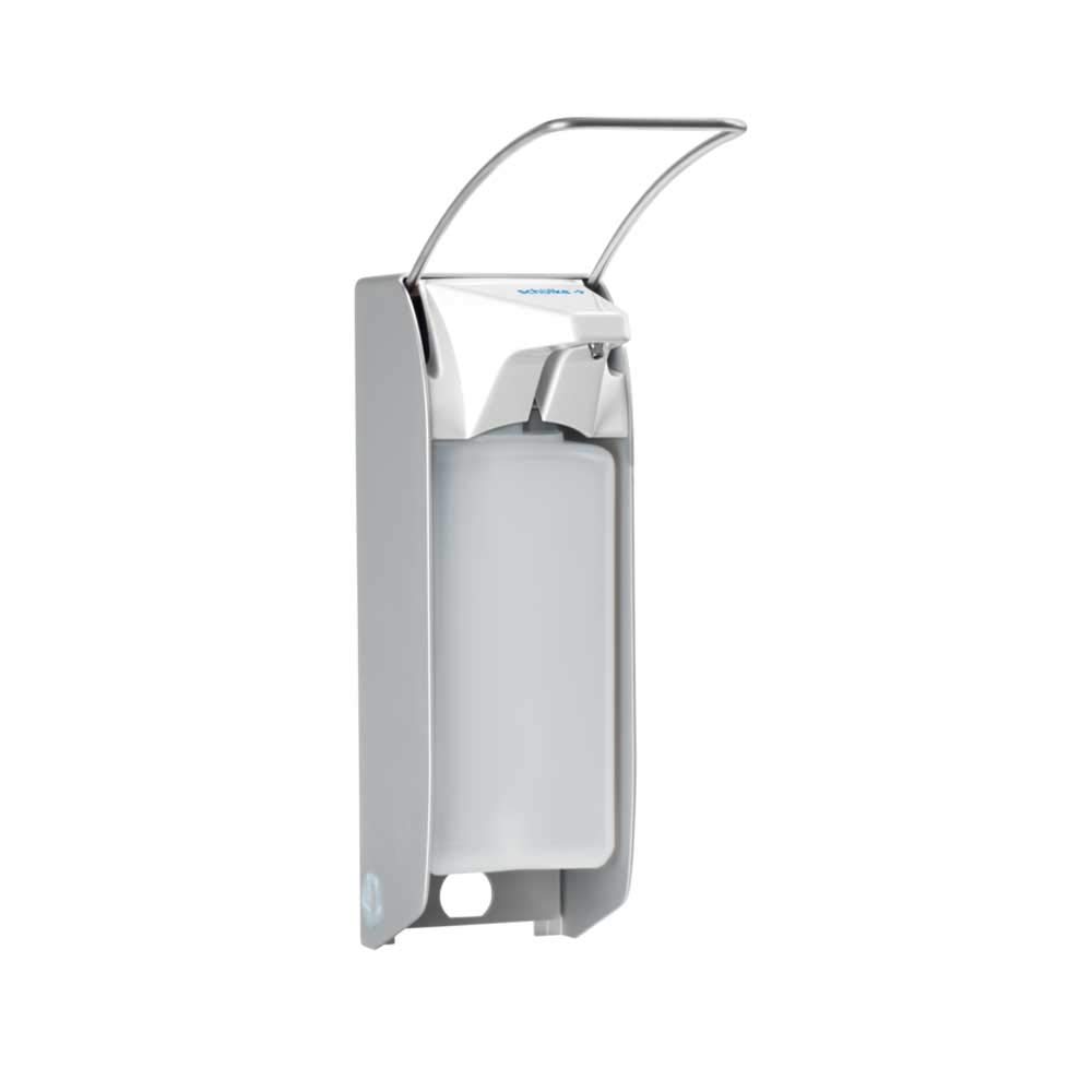 Schulke KHL - Dispensador de jabón desinfectante (bomba de acero inoxidable, palanca larga, 1000 ml)
