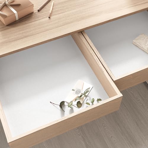Papier peint en velours blanc autocollant VEELIKE pour tiroir et boîte à bijoux - 4