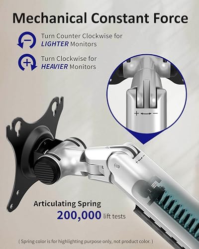 image for Ergounion Single Monitor Arm Desk Mount, Holds Screens up to 40 Inches