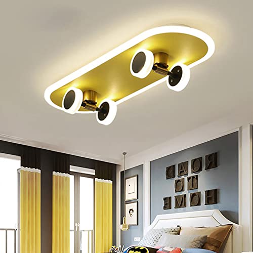 Plafond LED chambre enfant dimmable avec télécommande pour luminaire moderne - 3