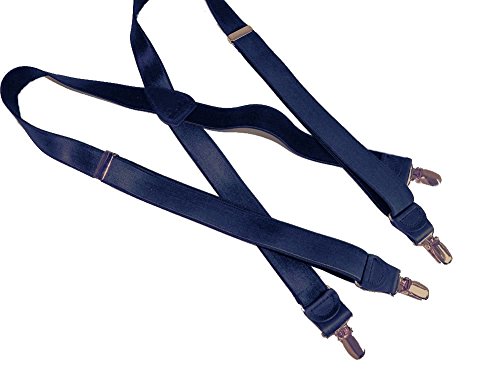 Image of Hold-Up Formal Series Men's X & Y-Back Suspenders with No-Slip Clips