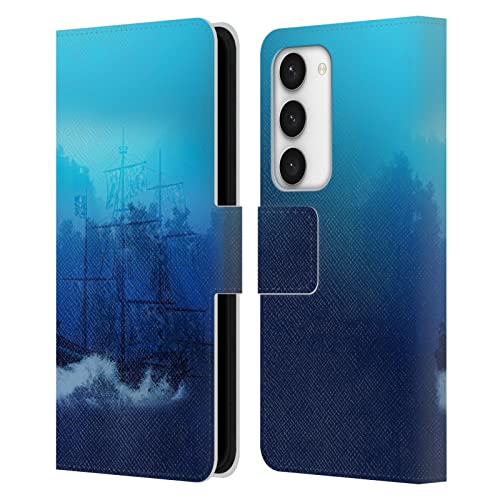 Étui portefeuille Galaxy S23 Head Case Designs Bateau Fantôme Simone Gatterwe