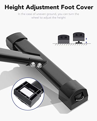 MaxKare Weight Bench Adjustable Workout Bench - Folding Incline Bench Press - Foldable Weight Lifting Bench for Home Gym - 882 lbs Capacity - 8+4+2 Positions