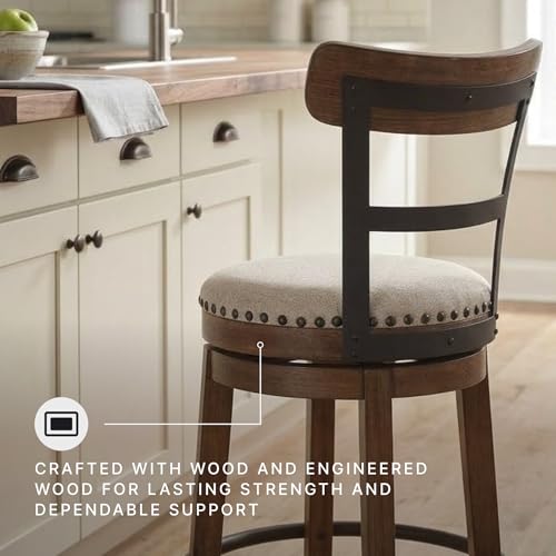 Signature Design by Ashley Valebeck Counter Height Bar Stool, Brown - image 3