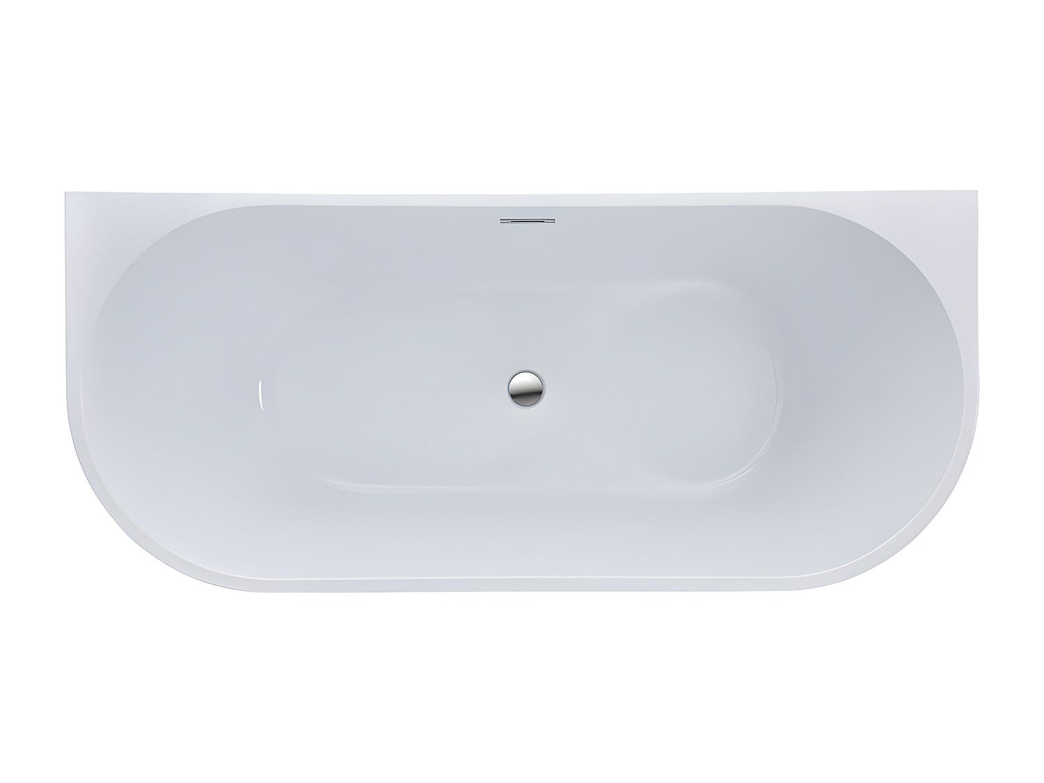 Venta-unica - BaÒera exenta - DIVINA - 200L - 150 x 75 x 58 cm - Blanco