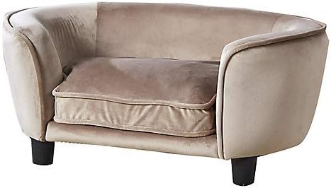 Enchanted Home Pet Coco Beige Pet Sofa