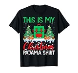 Photo Gallery backpacking xmas pajama shirt camping backpacking christmas maglietta Photo Gallery backpacking xmas pajama shirt camping backpacking christmas maglietta