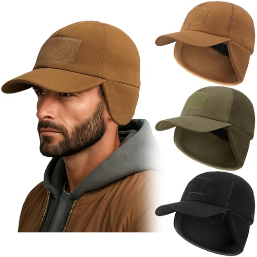 Chicingyou 3 Pcs Winter Tactical Cap Patch Warm Baseball