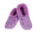 Una alternativa brillante a las zapatillas tradicionales. Suave ante y base antideslizante son seguros en todos los pisos, incluyendo suelos de madera y azulejos.