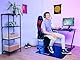 Trust Gaming GXT 708R Resto Gaming Stuhl, 360° Drehbar, Bürostuhl mit Abnehmbaren Kissen, Höhenverstellbarer Stuhl für Computer, Abschließbarer Stuhl – Rot