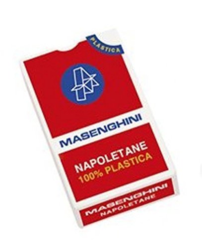 Dal Negro: Napoletane Masenghini Italian Playing Cards Deck of 40 Cards ,100% Plastic