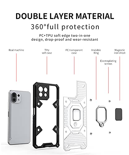 Custodia per Xiaomi Mi 11 Lite,Custodia Protettiva...