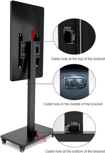 Soporte Móvil para TV de Piso para Pantallas 32-65" miniatura 5