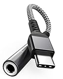 【Umfangreiche Kompatibilität】Der Maxonar USB C auf Kopfhörerbuchsen Adapter wurde speziell für alle USB C Telefone entwickelt, funktioniert gut mit Pixel 5 4 3 2 XL, Samsung Galaxy S21 S20 Ultra S20 Z Flip S20+ S10 S9 S8 Plus, Note 20 10 10+ 9 8, Pad Pro, Pad mini 6,Huawei Mate 30 20 10 Pro, P30 P20, One plus 6T 7 7Pro und mehr.（Hinweis: Nicht kompatibel mit 3M WorkTunes Connect Gehörschutz.）