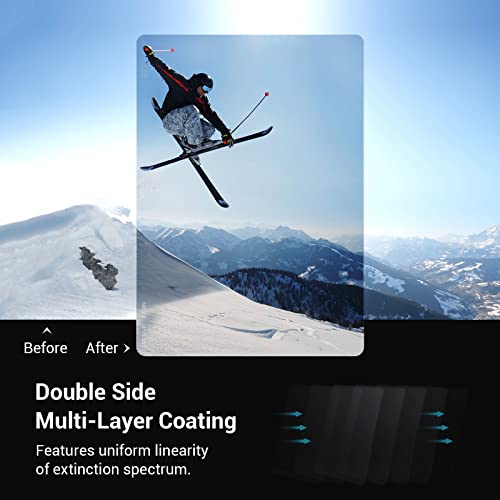 Smallrig 4 X 5.65 Nd1.2 Filter (4 Stops), 4Mm Thick Square Neutral Density Density Filter, With Multi-Layer Coatings Schott B270 Optical Glass, Fits For Matte Box – 3589 #TOP4