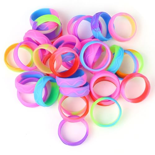 Anneaux de protection en caoutchouc antidérapants pour poignées d'outils et tiges (Lot de 50)