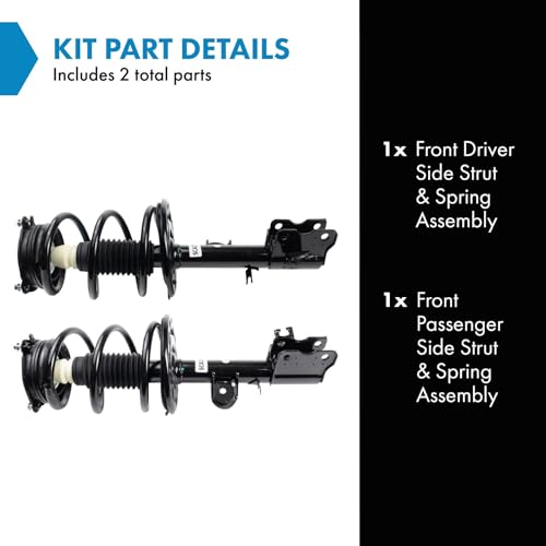 Image of TRQ Front Strut and Spring Assembly Set Loaded