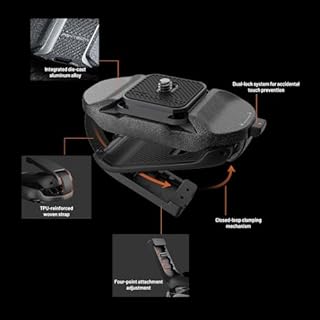 PGYTECH Beetle Clip per fotocamera V2 (Solo Clip), clip per zaino a sgancio rapido, compatibile con Arca-Swiss, carico di 30 kg, sistema SnapLock per fotocamere DSLR/Mirrorless, montaggio istantaneo