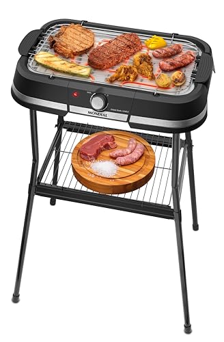 MONDIAL, Churrasqueira Elétrica, Preto, 1800W, 110V - CH-09-BI