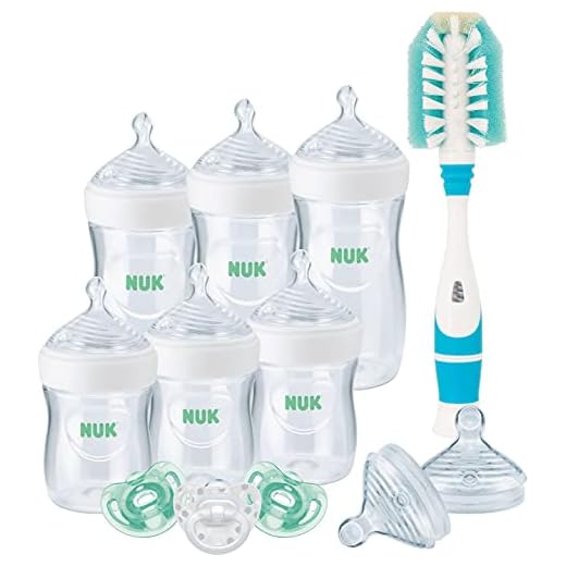 NUK Simply Natural Baby Bottle Newborn Gift Set, Timeless Collection, Amazon Exclusive