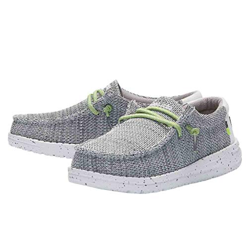 Image of HEYDUDE Boy's Wally Youth Multiple Colors | Boy's Shoes | Boy's Lace Up Loafers | Comfortable & Light-Weight