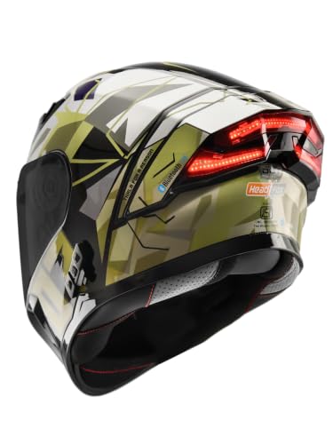 HEADFOX Tarmac Thala Smart Bluetooth Full Face Helmet for Bike - Image 2