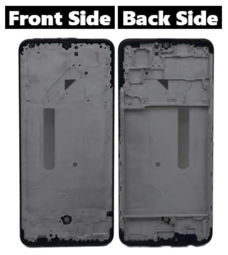 Image of LCD Middle Frame Chassis Housing Compatible with Vivo V20 - (Black)