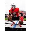White Padded Men's Football Gloves with Boost Plus Grip Technology by Grip Boost