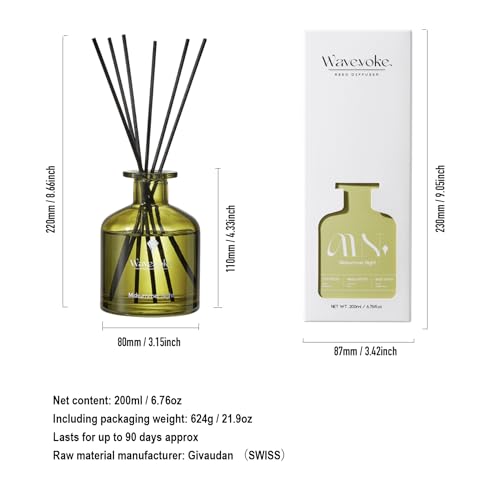 Difusor de varillas aromáticas 6.7 oz verde miniatura 2