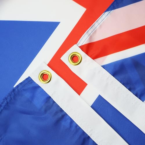 Image of AZ FLAG - Cayman Islands Flag - 3x5 Ft - 100D Polyester Caymanian Banner with Two Metal Grommets - Fade Resistant - Vivid Colors - 3' x 5' Feet - 150x90 Cm