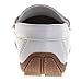 Josmo Boys Moccasin Driving Loafers - Casual Dress Penny Slip On Boat Shoes - White (Size 4 Big Kid)