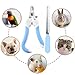 Cat Nail Clippers for Beginners and Groomers - Durable pet Trimmer - Supplies with Safety Guard, Avoid Overcutting - Grooming Tool for Small Animals Tiny Dog Indoor Cat Bunny Rabbit Bird Kitten(Blue)