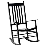 Outsunny High Density Wooden Rocker