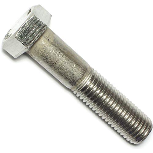 Tornillos de acero inoxidable hexagonal de 3-1/2" con rosca de alta precisión, 2 uds. 2