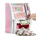 ATM Savings Bank,Personal ATM Cash Coin Money Savings Piggy Bank Pink Machine for Kids