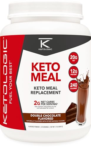 KetoLogic Keto Meal Replacement Shake Powder for Optimal Results +
