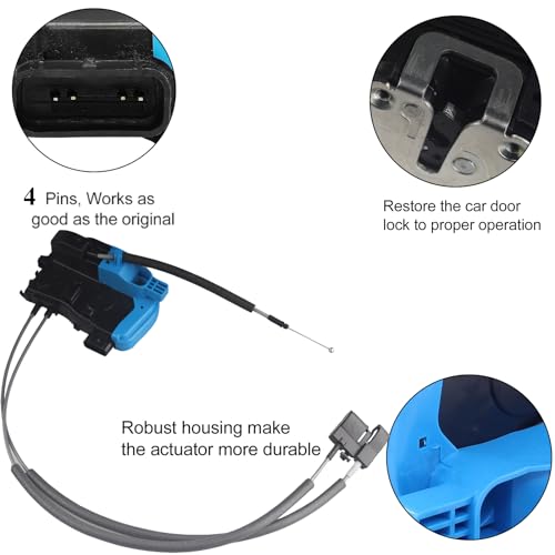 Image of Front Right Power Door Lock Actuator Compatible with Hyundai Veloster 2012-2017 Replace Passenger Side Door Lock Lacth Assembly 81320-2V030