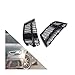 Compatible For Audi 2017 2018 2019 2020 A3 S3 Modified Fog Light Frame Black Cutout Grille Front Bumper Under Grille Fog Light Cover(Lift)
