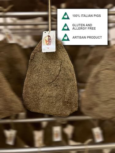 Guanciale 1,2 kg Gourmet g.g.A (I.G.P.) ganzes Stück – luftgetrocknete italienische Schweinebacke, glutenfrei – ideal für Pasta Amatriciana & Carbonara