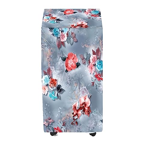Image of HomeStore-YEP Air Cooler Cover Compatible for Symphony Personal 9 Liter Tower Cooler Blue Flower