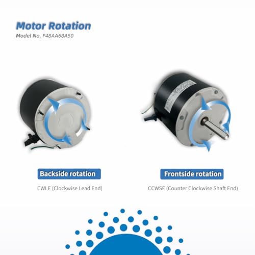 Motor de Ventilador Condensador F48AA68A50 para York, Coleman, GE, Genteq miniatura 6