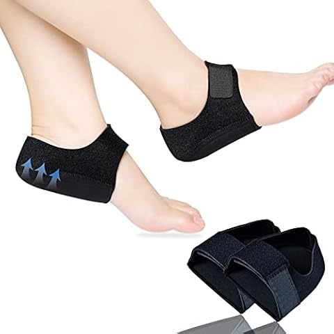 Heel Protectors, Heel Cups, Gel Heel Cushion Support for Plantar Fasciitis, Heel Pain, Achilles Tendinitis, Dry Cracked Heels, Heel Pads for Men & Women, L Cover
