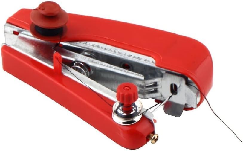 1 Praktische draagbare handwerk draadloze mini-handheld kledingstof naaimachine - Image 5